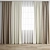 / Detailed Curtain 3D Model 3D model small image 1