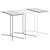 Modern Minimalist Ledge Side Table 3D model small image 2