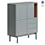Teulat Corvo Auxiliar Cabinet: Colorful Design 3D model small image 1