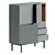 Teulat Corvo Auxiliar Cabinet: Colorful Design 3D model small image 2