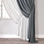 Modern 3D Curtains Render Set 3D model small image 3