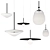 Modern LED Pendant Lamp Collection 3D model small image 1