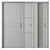 Translation from Russian: Набор дверей 58

 Elegant Doors Set 58  3D model small image 6