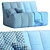  2013 Sofa Seat 3D Model 3D model small image 7