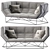 Modern FOXHOLE Sofa Design 3D model small image 1