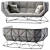 Modern FOXHOLE Sofa Design 3D model small image 2