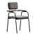 Elegant BERGMAN Dining Chair 3D model small image 2