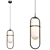  Sleek Trotte Pendant Light 3D model small image 3