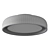 Kuzco Aston Flush Mount Light 3D model small image 2