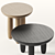 Faina Wood HRYB Stools Collection 3D model small image 3
