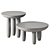 Faina Wood HRYB Stools Collection 3D model small image 4