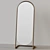 Retro-modern Oval Floor Mirror 3D model small image 2