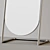 Retro-modern Oval Floor Mirror 3D model small image 3