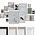 15 Large Wall Art Frames 3D model small image 1