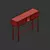 Teulat Corvo Console in Two-tone 3D model small image 7