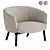 Modern Gallotti&Radice Armchair 3Ds Max 3D model small image 2