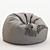 Contemporary Bean Bag Chair 3D model small image 6