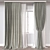 Dual-Render Curtain: 114913 Polygons 3D model small image 1