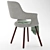 Modern Fabric Clive Chair 3D model small image 4