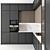 Modular Kitchen 101 3D model small image 3