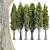 PBR Poplar Trees Collection Vol.145 3D model small image 1