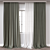 3D Curtain Model Render Export 3D model small image 1