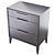 Charlie Three-Drawer Set 3D model small image 2