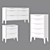 Charlie Three-Drawer Set 3D model small image 7