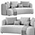 Modern YVES Sofa Design By Porada 3D model small image 4