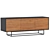 Vintage Walnut Black Sideboard 3D model small image 1