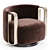 Modern Kelly Bracelet Armchair Design 3D model small image 2