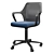 Elegant Joy Armchair: Ideal Seating 3D model small image 4