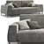 Modern 3D Sofa Laronso Model 3D model small image 2