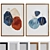 Modern Abstract Picture Frame Set 3D model small image 1