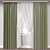 Luxury Window Curtain Set - 3D Model 3D model small image 1