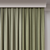 Luxury Window Curtain Set - 3D Model 3D model small image 3