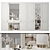 Contemporary Hallway Furniture Set 3D model small image 1