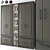 Customizable Neoclassical Wardrobe Design 3D model small image 3