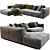 Modern Chaise Longue Sofa 3D 3D model small image 2