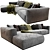 Modern Chaise Longue Sofa 3D 3D model small image 3