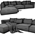 Modern Chaise Longue Sofa 3D 3D model small image 4