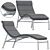 Contemporary Longframe Sunbed Design 3D model small image 5