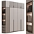 Versatile Modern Wardrobe Design 3D model small image 1