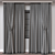 Modern 3D Curtain Model 3D model small image 4