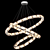 Crystal LED Ring Chandelier, Lampatron 3D model small image 2