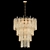 Elegant Saint Roch Chandelier Design 3D model small image 3