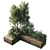 Green Urban Benches With Plants 3D model small image 3