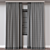 Render-ready Curtain A210, Various Exports 3D model small image 4