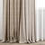 Polygonal Curtain Model Set 3D model small image 2