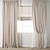 Poly 3D Curtain Model Kit 3D model small image 1